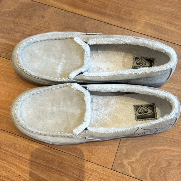 Roxy Suede Slip Ons - Picture 3 of 6